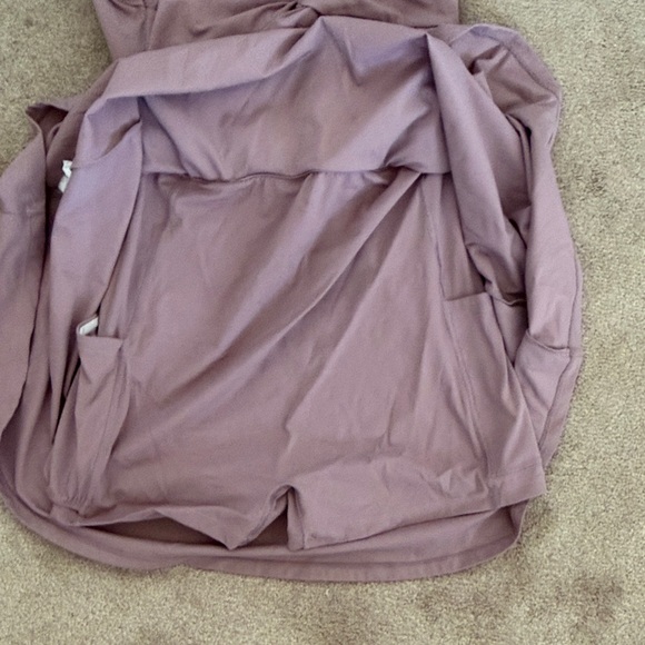 Women's Mauve Halter Skater Dress - Picture 3 of 3